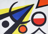 Alexander Calder GRANDE A AVEC MOUSTACHES Lithograph - Sold for $3,456 on 02-21-2026 (Lot 75).jpg
